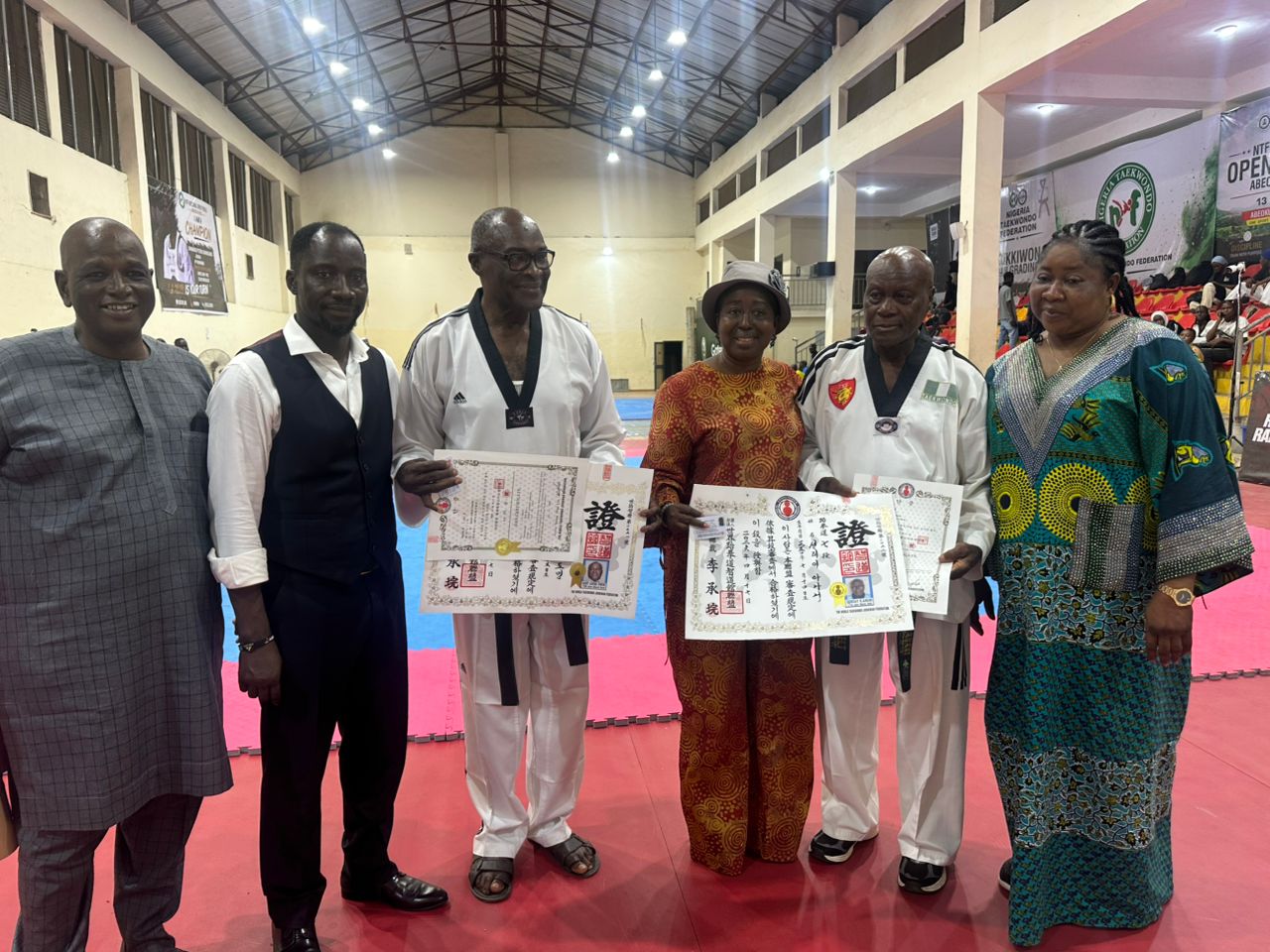 You are currently viewing ‎World Taekwondo Jidokwan Federation Honors Two Nigerian Grand Masters.